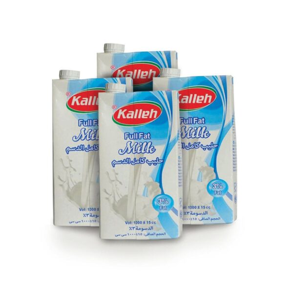 UHT Full Fat milk 1lt x  pack of 4